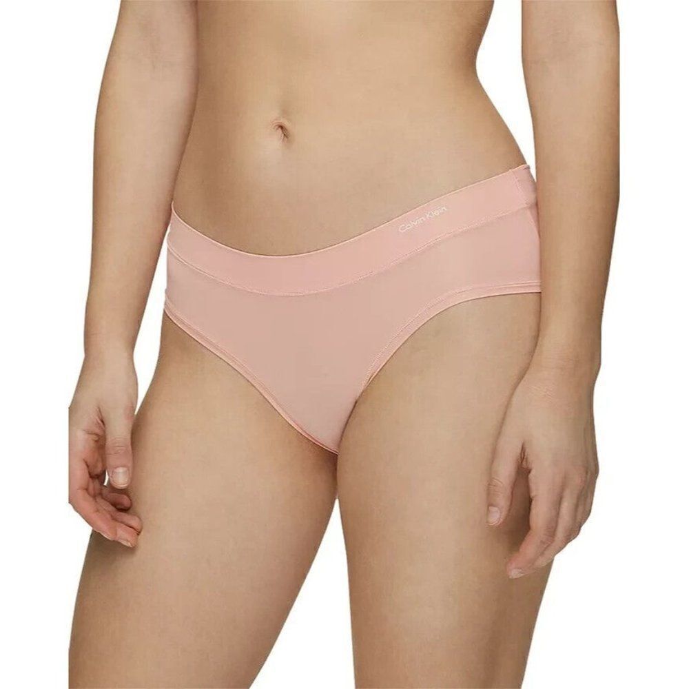 Calvin Klein One Size High Waist Hipster Panty Womens XS-XL Nude QD3863 200